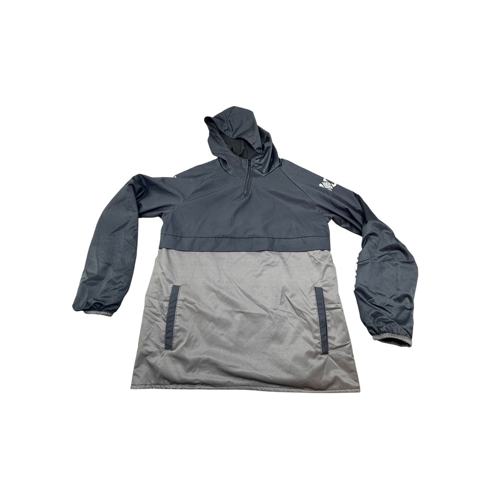 Riot Games LCS League of Legends Quarter Zip Windbreaker Jacket Grey Black SM